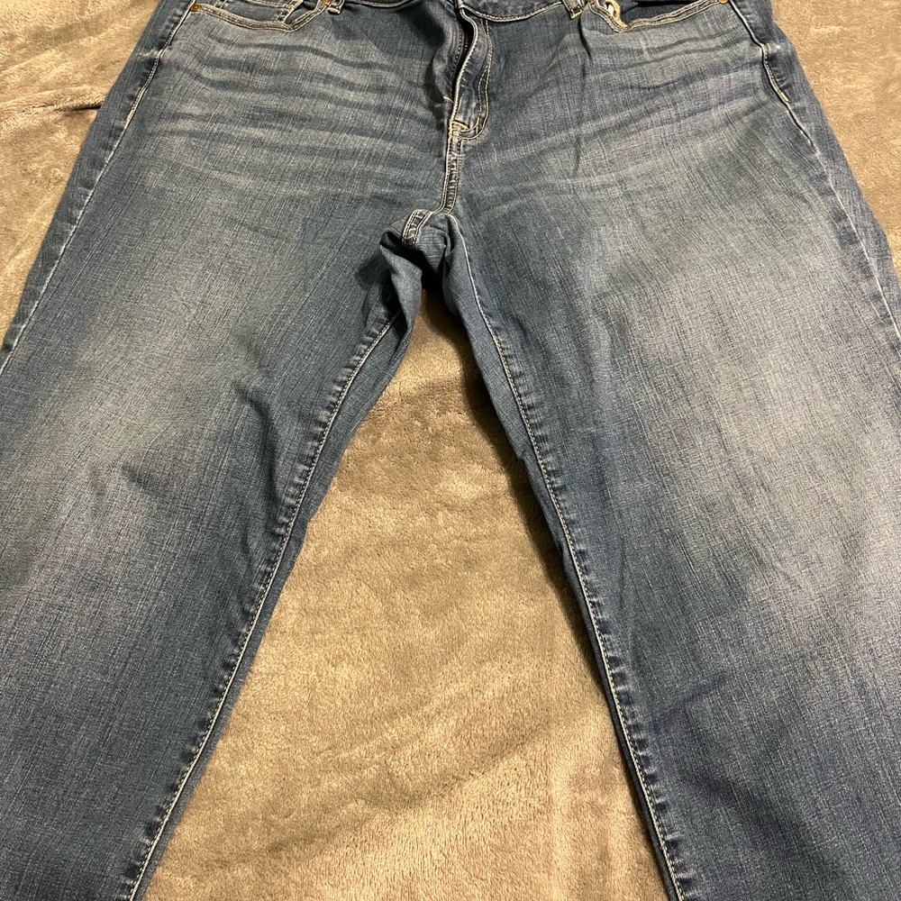 Lane Bryant Women’s Relaxed Fit Jeans in Blue Sz. 18